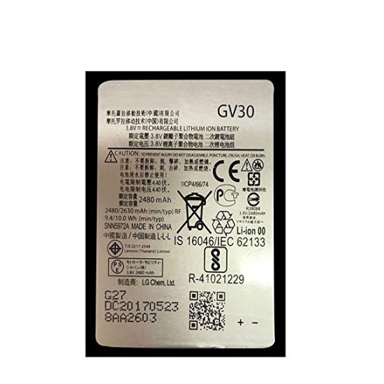 BATERIA MOTO Z DROID XT1650 GV30 2480MAH BATERIA MOTO Z DROID XT1650 GV30 2480MAH